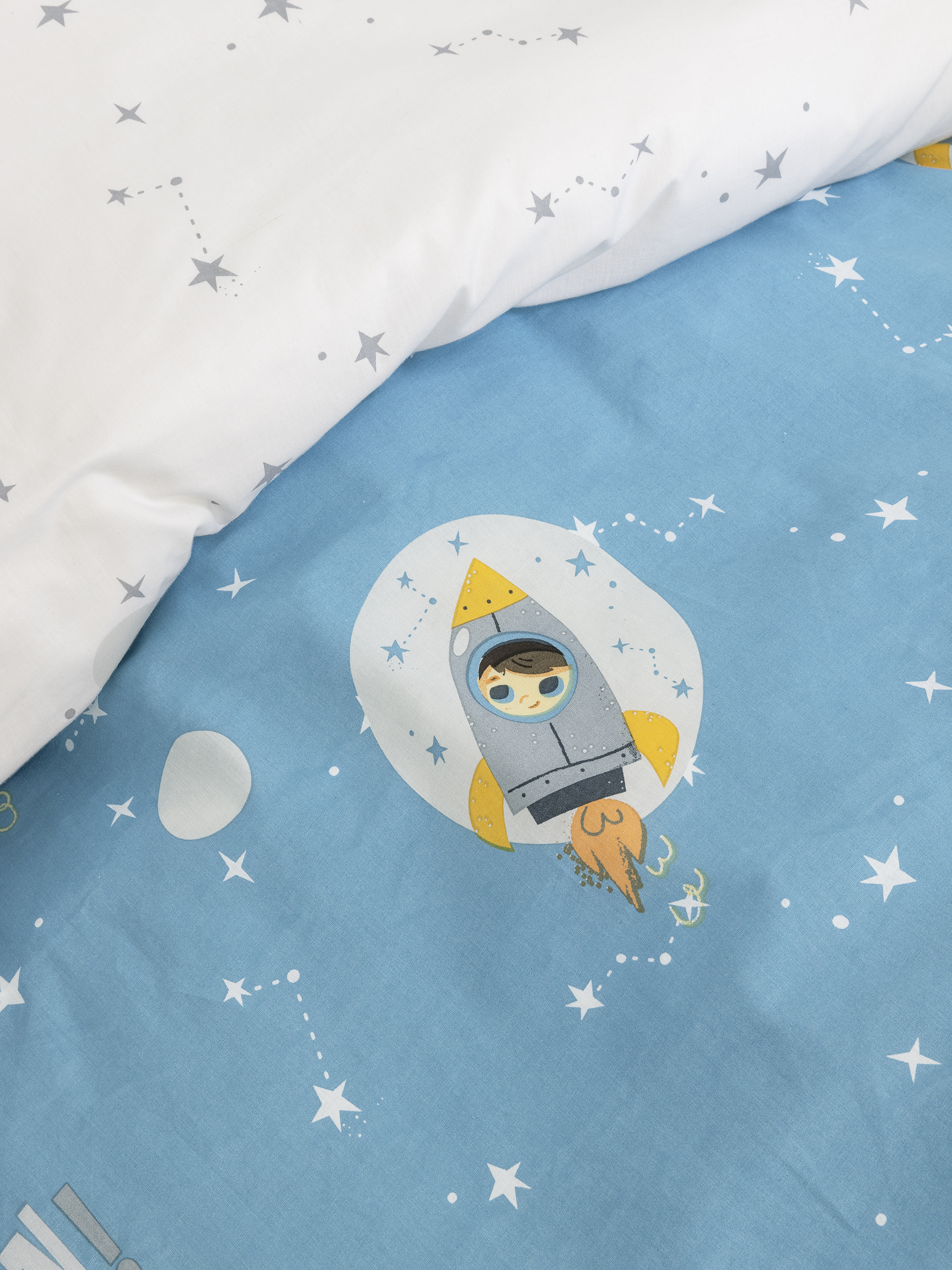 Σετ Παπλωματοθήκη Μονή - To the Moon